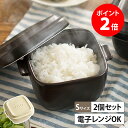 【選べる特典 送料無料】おひつ 電子レンジ対応 陶器 暮らしマイスター OHITSU 引っ越し祝い 保存容器 耐熱 0.5合 炊き立ての味 2個セット お茶碗1杯分 もちもち 日本製 一人暮らし ふっくら 耐熱陶器 おしゃれ ジャー ごはんジャー スタッキング かわいい ごはん