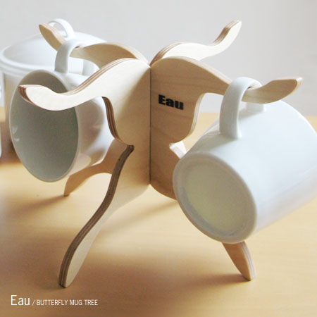 Eau BUTTERFLY MUG TREE(オー バタフライマグツリー テーブルウェア 食器・カトラリー キッチン雑貨 北欧 おすすめギフト)