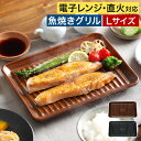 グリルパン L 【レビュー特典】 【送料無料】 イブキクラフト グリルプレート 陶器 魚 焼き グリル 魚焼きグリル ブラウン ブラック お皿 プレート トレー 和食器 洋食器 日本製 耐熱皿 耐熱陶器 おしゃれ 調理できる 皿 時短 ギフト プレゼント