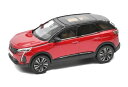 NOREV(ノレブ) 1/43 プジョー 3008 GT ブラックパック 2020 ウルティメイトレッド ミニカー
