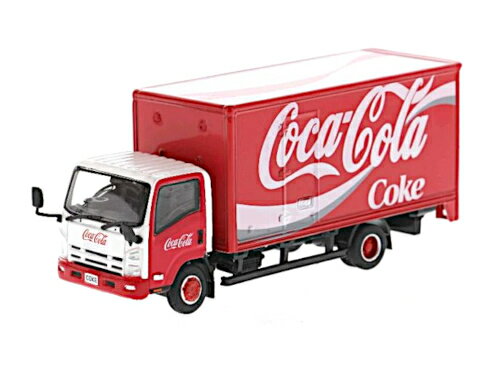 楽天プラスワン・マーケットMotor City Classics（モーターシティクラシックス） Coca-Cola （コカコーラ） 1/64 いすゞ Nシリーズ コンテナトラック ミニカー