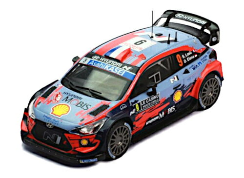 ixo（イクソ） 1/43 ヒュンダイ i20 クーペ WRC 2020 ラリー・モンテカルロ #9 S.ローブ