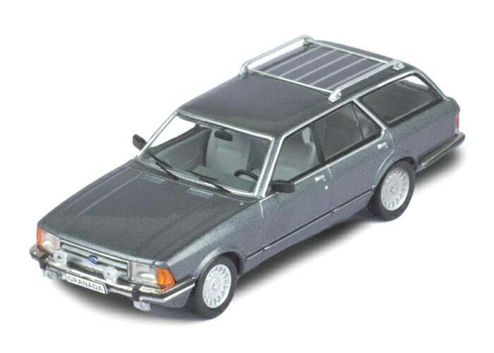 ixo（イクソ） 1/43 フォード グラナダ MK2 Turnier 2.8 ギア 1982 メタリックグレー ミニカー