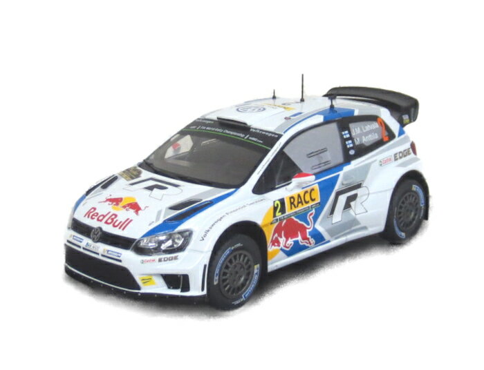 ixo（イクソ） 1/24 VW（フォルクスワーゲン） ポロ R WRC 2014 ラリー・カタルーニャ #2 J-M.ラトバラ ミニカー