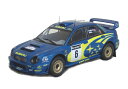 ixo（イクソ） 1/24 スバル インプレッサ S7 WRC 2001 グレートブリテンラリー #6 P.ソルベルグ ミニカー