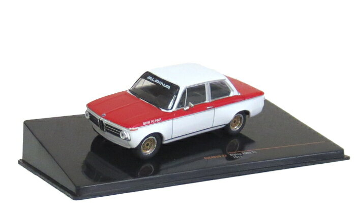 ixo（イクソ） 1/43 アルピナ 2002 Tii 1972 ホワイト/レッド ミニカー