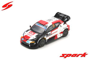 SPARK（スパーク） 1/43 トヨタ GR ヤリス Rally1 2023 ラリー・モンテカルロ 4位 #33 E.エバンス ミニカー