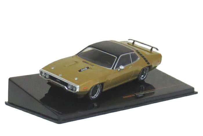 ixo（イクソ） 1/43 プリムス GTX ランナー 1971 メタリックゴールド ミニカー