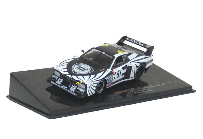 ixo（イクソ） 1/43 ランチア ベータ モンテカルロ ターボ 1979 シルバーストーン6H #51 R.パトレーゼ/W.ロール ミニカー