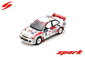 SPARK(スパーク) 1/43 三菱 ランサー エボリューション III 1995 香港・北京ラリー 8位 #5 篠塚建次郎/P.Kuukkala ミニカー