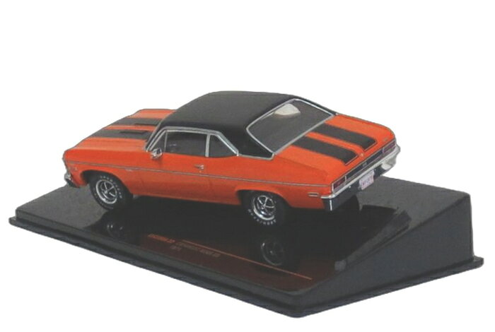 プラスワン・マーケットのixo（イクソ） 1/43 シボレー ノヴァ SS 1971 オレンジ ミニカー｜アングル2