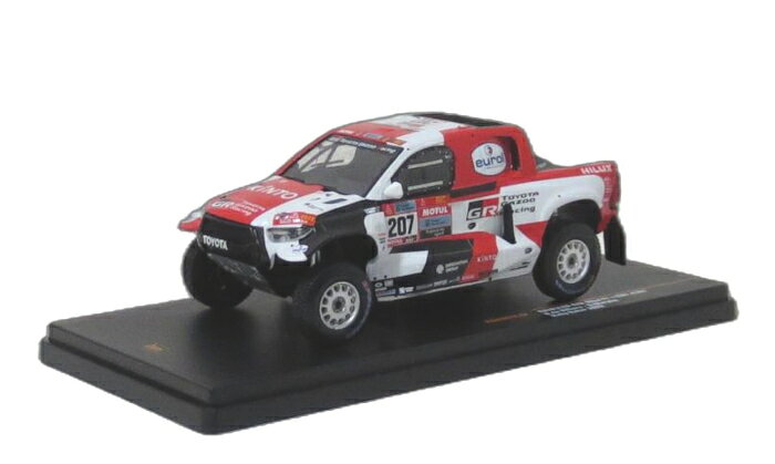 Rakuten - ixo（イクソ） 1/43 トヨタ GR DKR ハイラックス T1+ (GR) 2022 ダカールラリー #207 G.ド・ヴィリエール/D.マーフィー ミニカー
