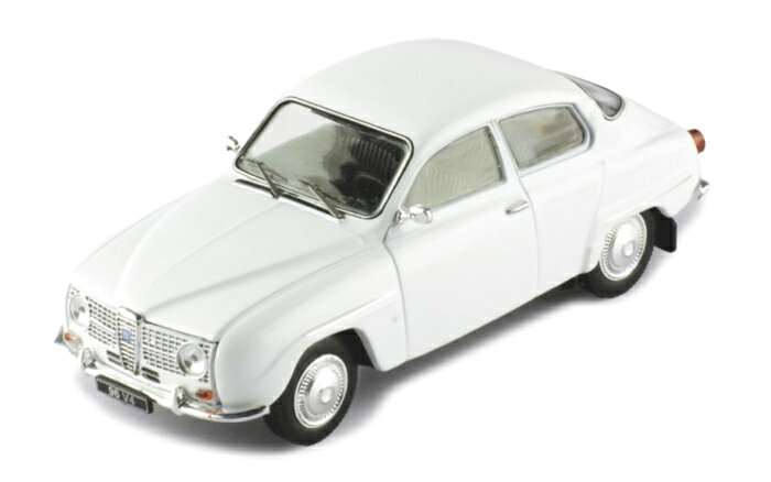 ixo（イクソ） 1/43 サーブ 96 V4 1965 ホワイト ミニカー