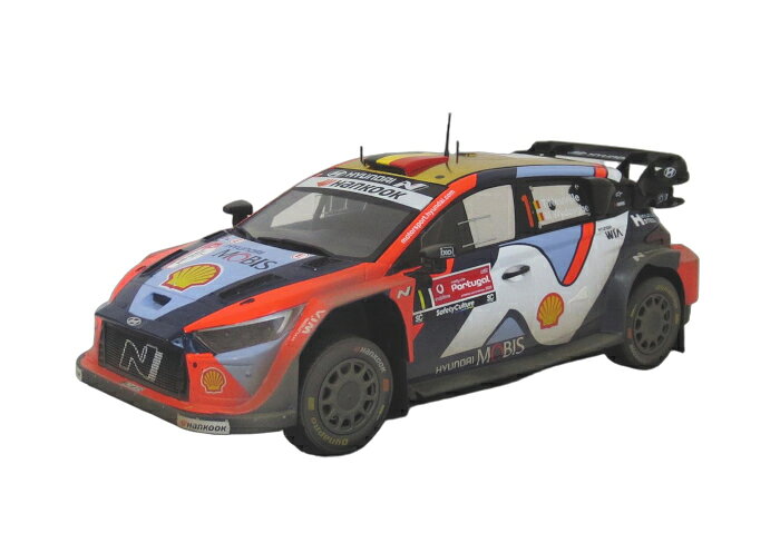 ixo（イクソ） 1/18 ヒョンデ i20 N Rally1 2025 ラリー・ポルトガル #1 T.ヌービル ウェザリング塗装 ミニカー