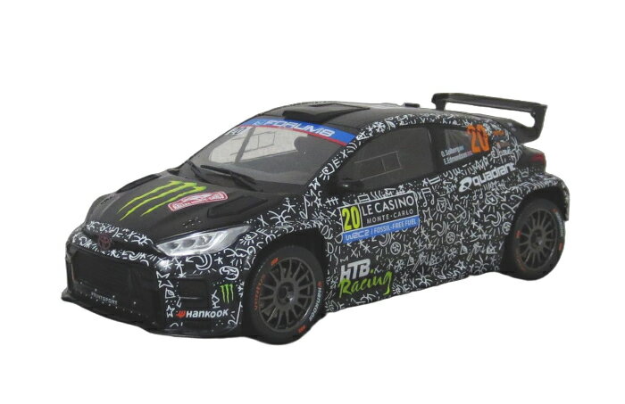 Rakuten - ixo（イクソ） 1/18 トヨタ GRヤリス Rally2 2025 ラリー・モンテカルロ #20 O.ソルベルグ ミニカー