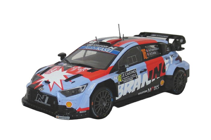 ixo（イクソ） 1/18 ヒョンデ i20 N Rally1 2026 ラリー・モンテカルロ #16 A.フルモー ミニカー