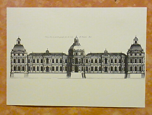 ルーブル美術館の建築図面
