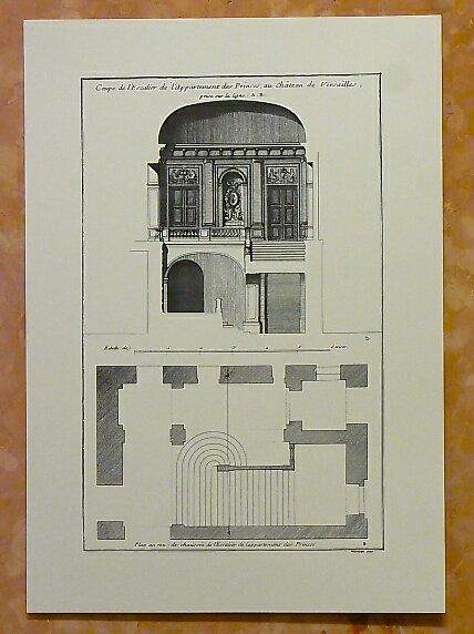 フランスの建築図面
