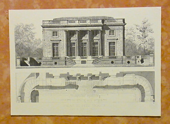 フランスのの建築図面です。