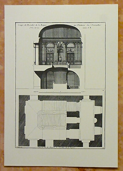 フランスの建築図面