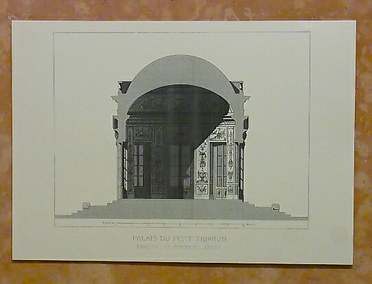 フランスの建築図面