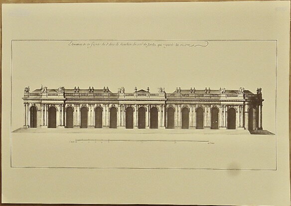 F-95 フランス ブルボン宮殿の正面のプレゼン画です。