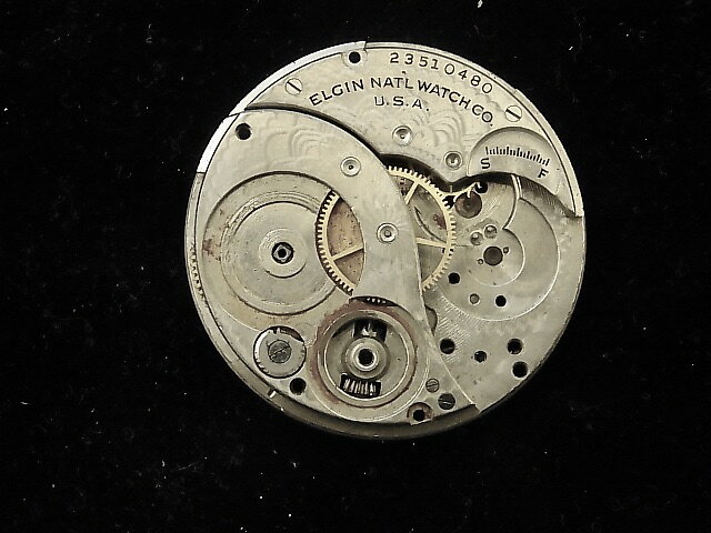 1919年製造　エルジン懐中時計パー