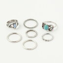 リングセット シルバー07 7点セット プチプラ かわいい
