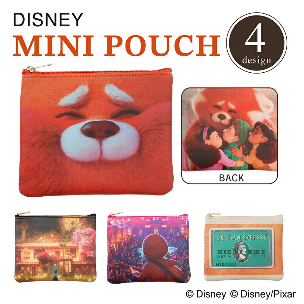 Disney ディズニー『 私ときどきレッサーパンダ 』 デザイン ミニポーチ フラットポーチ コスメ メイク メイ 数量限定のサムネイル