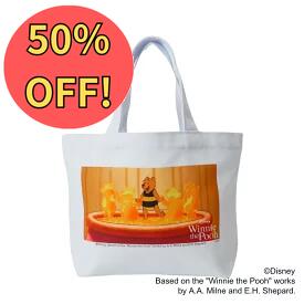 【スーパーSALE！50％OFF+P5倍】 Disney くまのプーさん デザイン MOVIE COLLECTION キャンバストート プーさん トートバッグ ミニトートのサムネイル