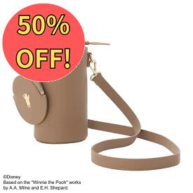 【スーパーSALE！50％OFF+P5倍】 ディズニー 『 くまのプーさん 』 プー ボトルバッグ プーさん 大人 ディズニーキャラクター ブランド ギフト 斜めがけバッグ ボディバッグ 大容量のサムネイル
