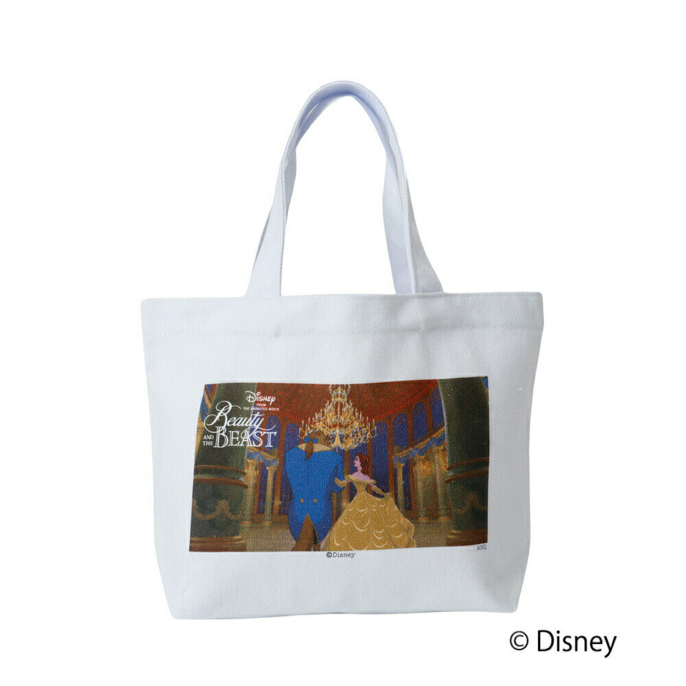 乐天商城 - 【ポイント最大10倍！お買い物マラソン】Disney 美女と野獣 デザイン MOVIE COLLECTION キャンバストート ベル トートバッグ ミニトート バレンタイン ギフト