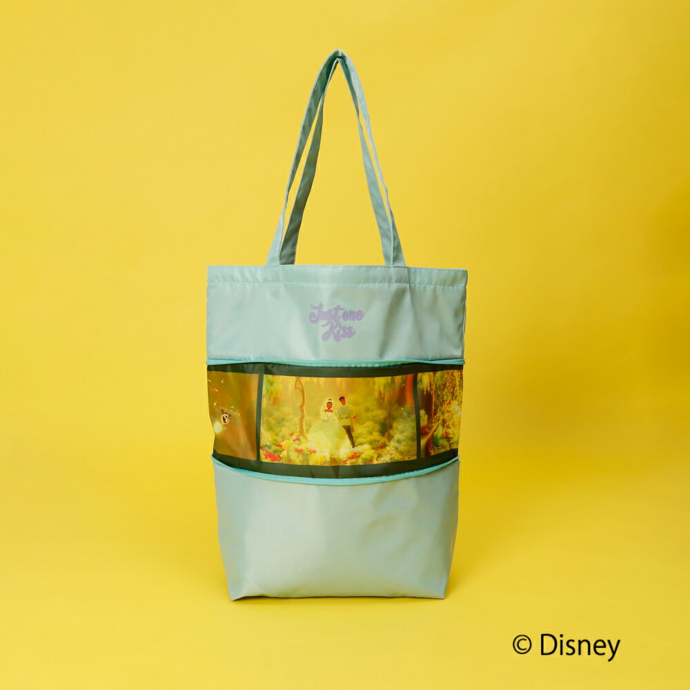 乐天商城 - 【ポイント最大10倍！お買い物マラソン】Disney 『 プリンセスと魔法のキス 』 デザイン トートバッグ 大容量 大きめ A4 レディース マザーズバッグ 肩掛け 軽量 軽い 通勤 通学 習い事 推し活 ディズニー ティアナ グッズ ギフト