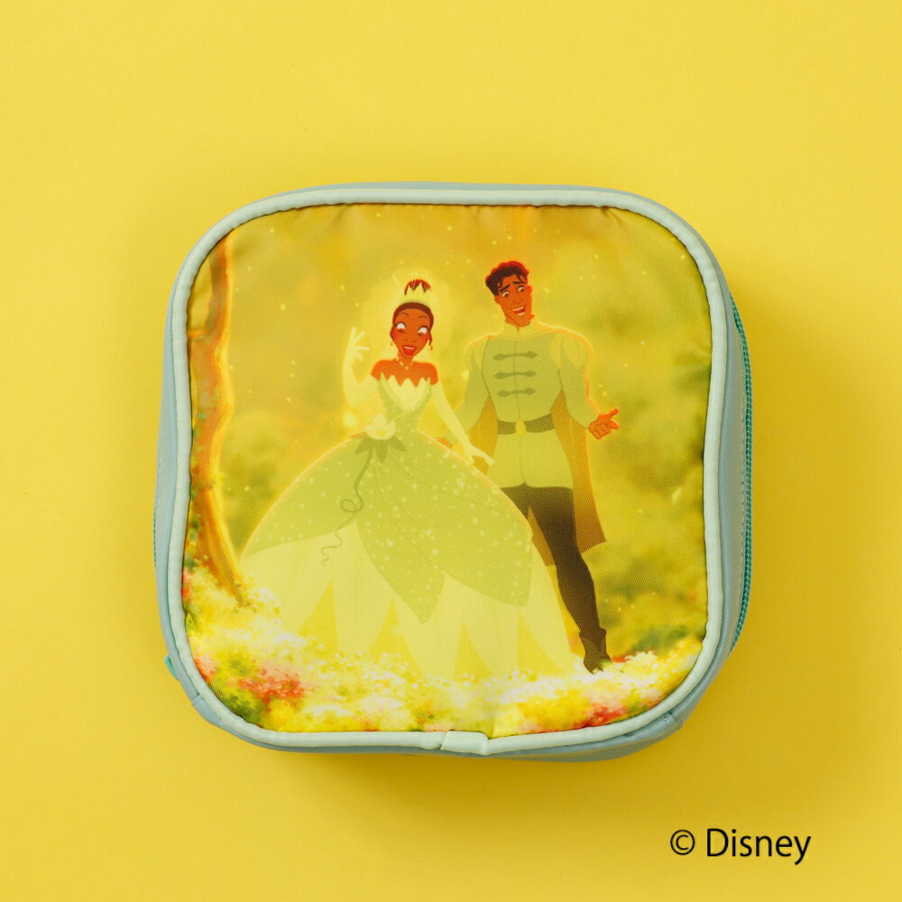 乐天商城 - 【ポイント最大10倍！お買い物マラソン】Disney 『 プリンセスと魔法のキス 』 デザイン ティッシュポーチ ポーチ 小物入れ コスメポーチ メイクポーチ サニタリー ミニポーチ コンパクト ディズニー 大人 推し活 ティアナ グッズ ギフト