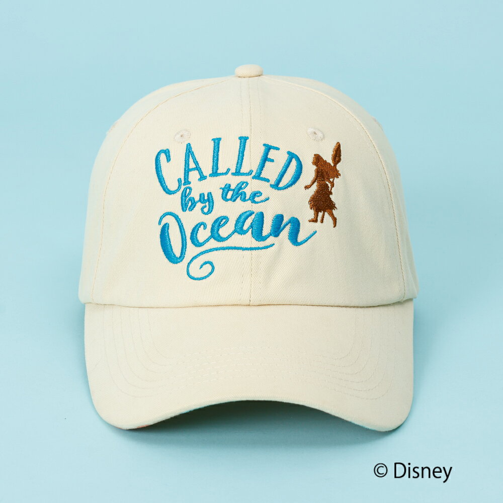 Disney [ 모아나와 전설의 바다 ] 디자인 캡 공식 깊은 자수 심플 어른 자외선 대책 상품 선물 모자 여성 UV 컷 햇볕 선탠 방지 봄 여름 세련 귀여운