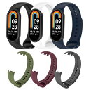 送料無料 Xiaomi Smart Band 8 9 バンド xiaomi mi band 8 バンド 対応 ミバンド8 シンプル 交換用 TPUシリコン バン...