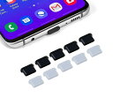 【7月限定!抽選で2人に1人最大100%ポイントバック!※要エントリー】 送料無料 USB Type-C カバー キャップ コネクタカバー シリコン蓋 充電穴 ...