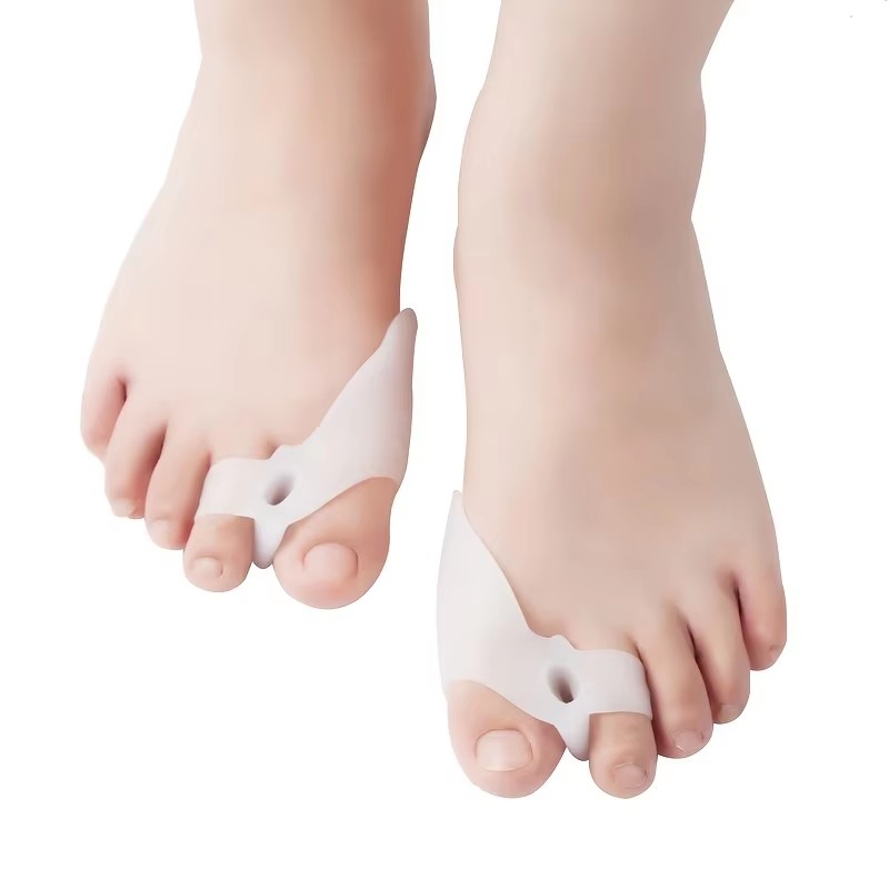 【7月限定！抽選で2人に1人最大100％ポイントバック！※要エントリー】 送料無料 足指サポーター 足指広げる 水洗い可能 簡単着脱 男女 左右2個セット 小指セパレート 外反母趾 誕生日 記念日 select ギフト プレゼント