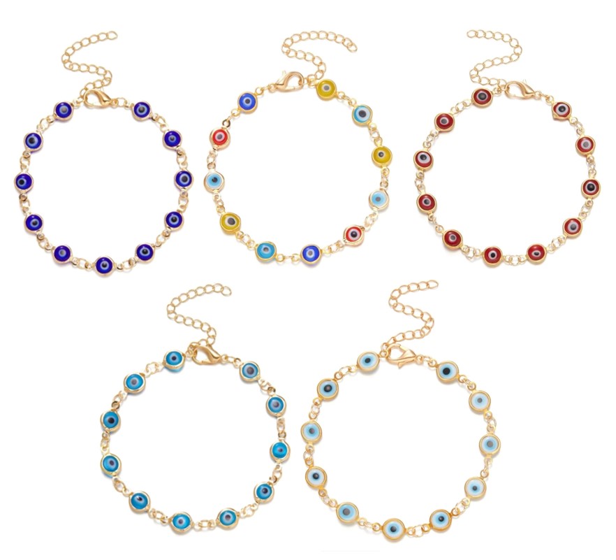 送料無料 ブレスレット トルコ お守り 目玉 ナザールボンジュウ ナザール ボン ジュウ アクセサリー 個性 かっこいい アンティーク レトロ おもしろ 面白い...