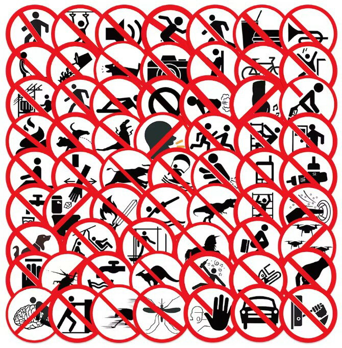 送料無料 ステッカー 車 かっこいい スーツケース アウトドア おしゃれ バイク アメリカン 猫 目印 センス ロゴ 禁止 62枚セット ラベルステッカー ブラ...