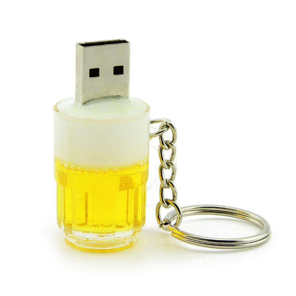 送料無料 おもしろ USB メモリ 4GB ビール型 USBフラッシュメモリ キーホルダー BEER 生ジョッキ USB2.0 誕生日 記念日 select ギフト プレゼント などに