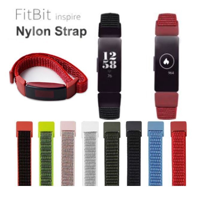 Fitbit Inspire HR / Fitbit Inspire / Fitbit Inspire2 / Fitbit Ace2 対応 交換 ナイロン スポーツ ..