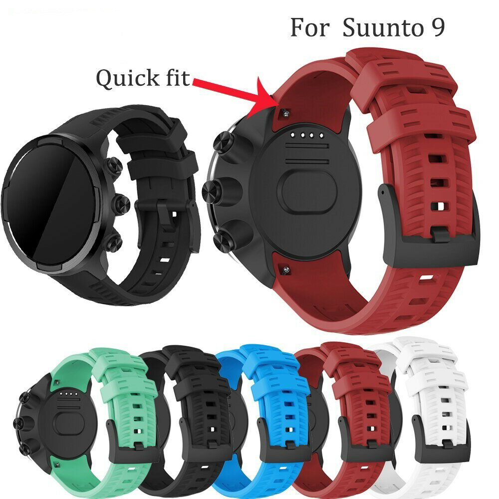 SUUNTO 9 交換ベルト スント9 シンプル ランニング ジョギング シリコン 交換バンド スマートウォッチ かわいい かっこいい 耐水 誕生日 記念日 select ギフト プレゼント などに