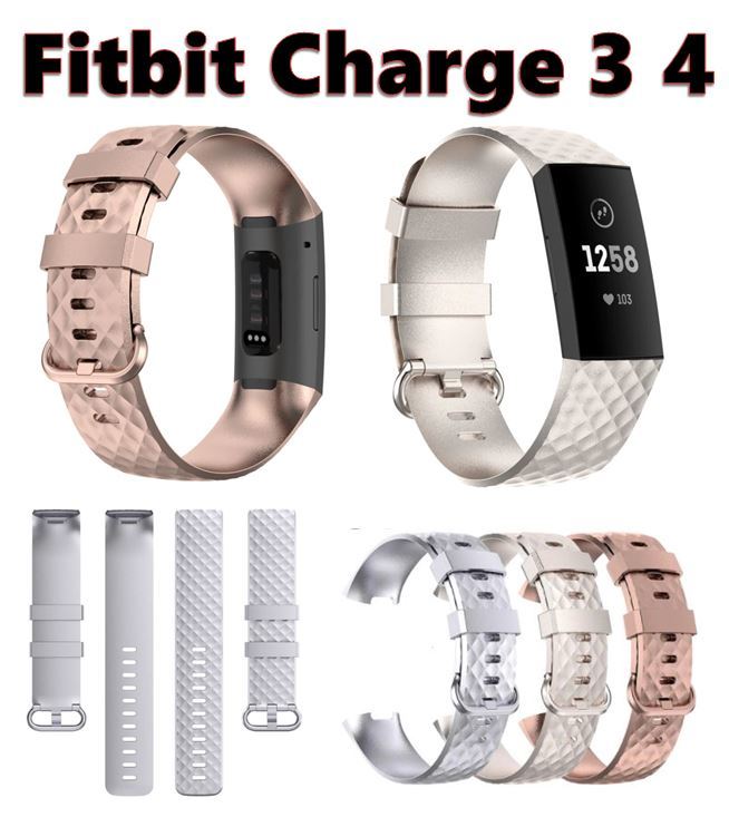 【送料無料】Fitbit Charge 3 / 4 / 3SE 対応 交換 バンド ベルト メタリック シリコン ソフト フィットビット チャージ3 チャージ4 3S..