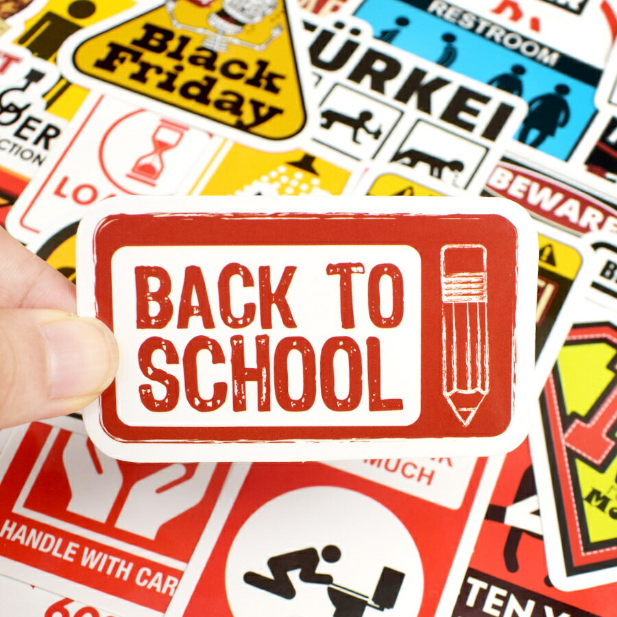 送料無料 看板 標識 ステッカー ヴィンテージシール 50枚セット スーツケース トランク キャリーケース バイク 自転車 車 猫 パソコン スマホ ヘルメット...