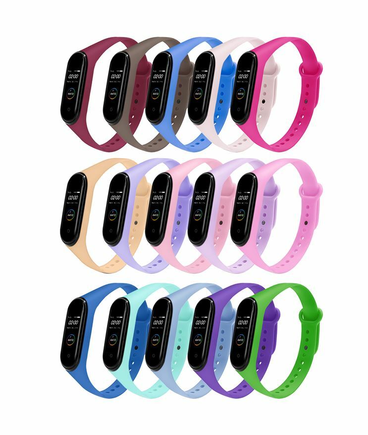 【送料無料】Xiaomi Mi band 7 / 6 / 5 / 4 / 3 対応 シンプル 交換用 TPUシリコン バンド スマートウォッチ 交換ベルト 小米 シャオミ Mi Fit 時計ベルト リストバンド 替え ミバンド スポー…