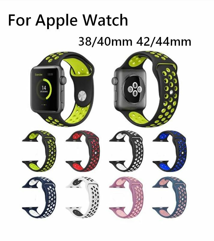 【送料無料】Apple Watch Series 1 2 3 4 5 6 7 8 SE Ultra 対応 交換 バンド ベルト ダブルカラー スポーツ シリコン ソフト アップルウォッチ 交換用バンド 通気性 耐水 スポーツ 可愛い メンズ レディース 誕生日 ギフト