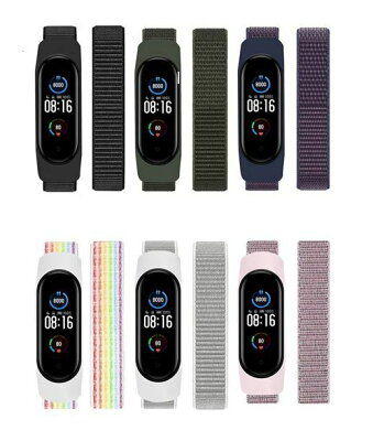 送料無料 Xiaomi Mi band 6 5 4 3 対応 交換用 ナイロン バンド スマートウォッチ 交換ベルト 小米(シャオミ) Mi Fit レインボー コンパチブル 時計ベルト リストバンド 替え ミバンド スポーツ アウトドア メンズ レディース 誕生日 記念日 select ギフト - Image 2