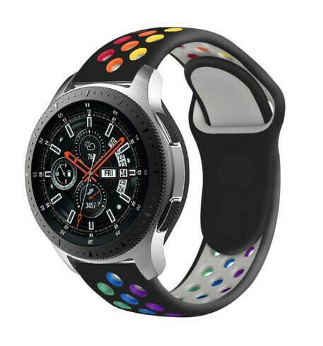 送料無料 スマートウォッチ レインボー 虹 交...の紹介画像3