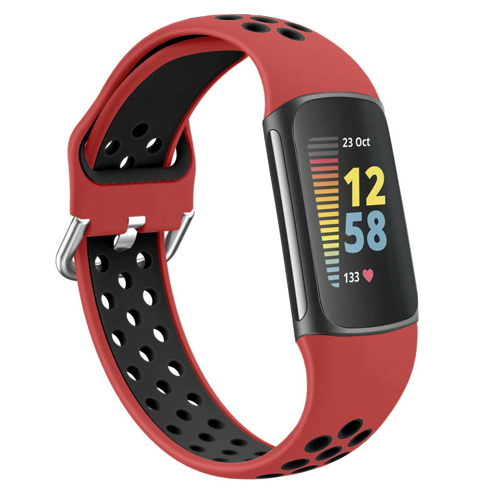 送料無料 google fitbit charge 5 交換 バンド ベルト スポーツ バンド ベルト ダブルカラー シリコン ソフト フィットビット チャージ 5 交換用バンド 耐水 スポーツ ランニング ジョギング 可愛い メンズ レディース 誕生日 記念日 ギフト プレゼント などに